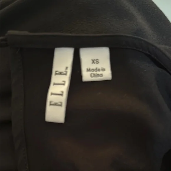 Elle Black Ruffled Blouse with Ruffle Sleeves - Picture 2 of 2